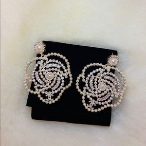 Chanel Camellia Earrings